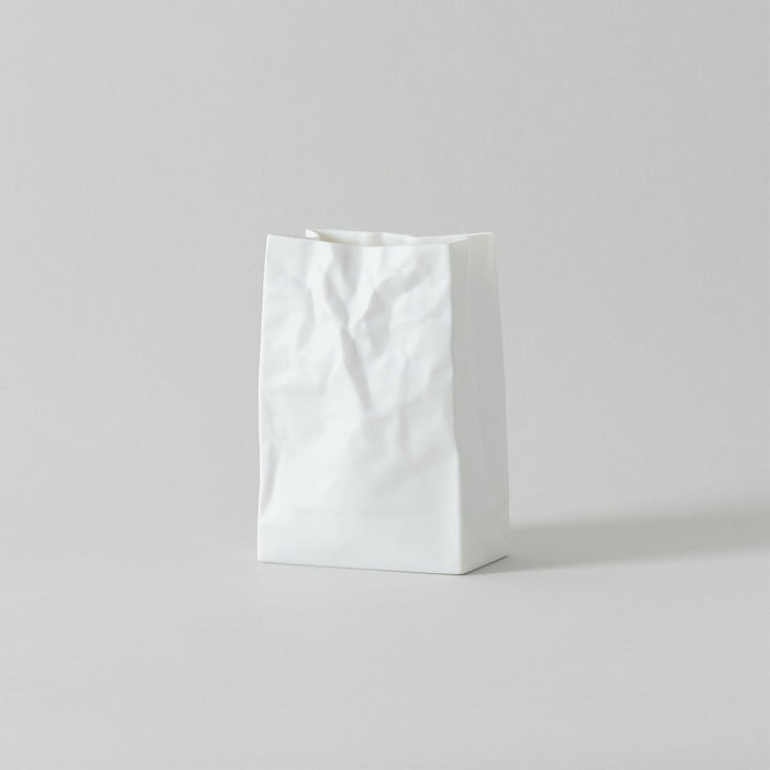 New Crinkle Super Bag M | White
