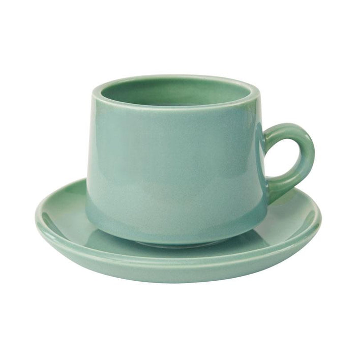 REGULAR CUP & SAUCER | Green | amabro