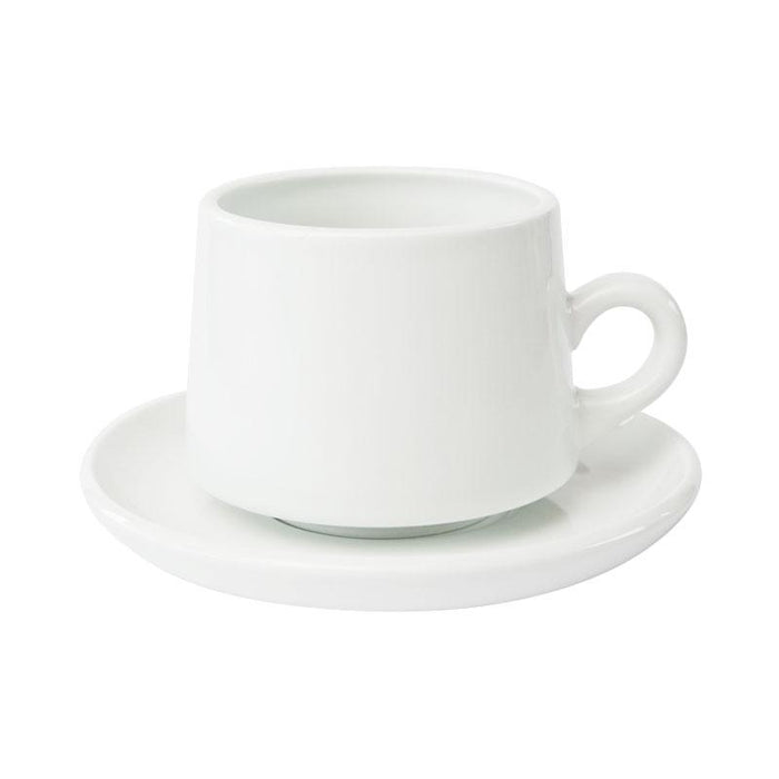 REGULAR CUP & SAUCER | White | amabro