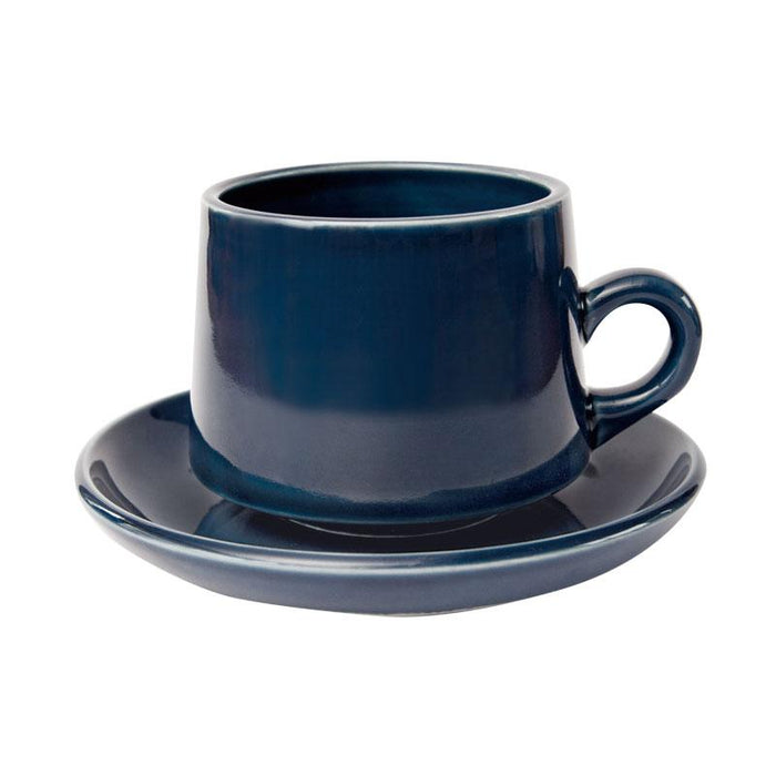 REGULAR CUP & SAUCER | Navy | amabro