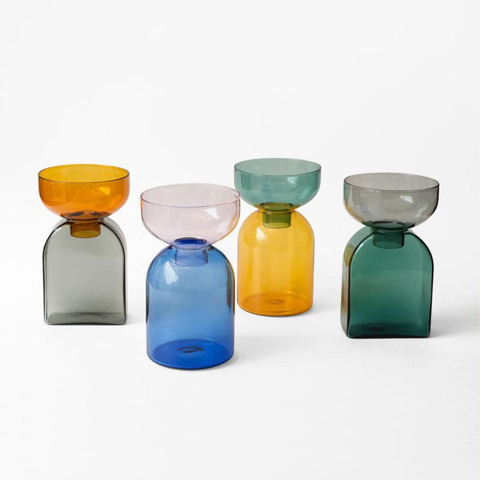 TWO TONE VASE | Circle | Pink × Blue