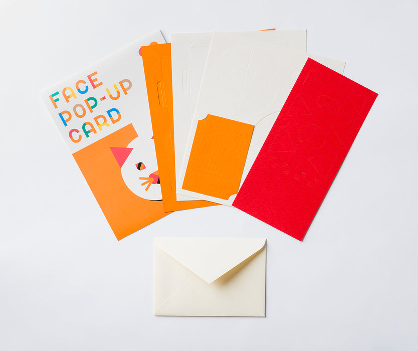FACE POP UP CARD cat