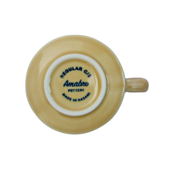 REGULAR CUP & SAUCER | Yellow | amabro