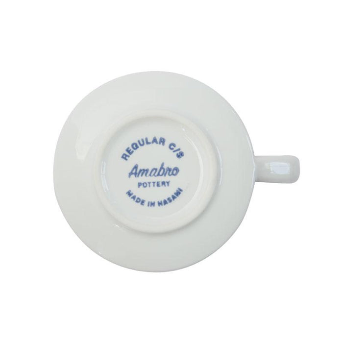 REGULAR CUP & SAUCER | White | amabro