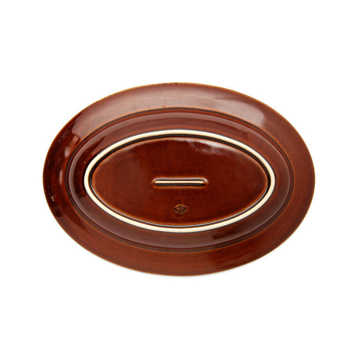 DAYS OF KURAWANKA | SLIPWARE - Oval plate | amabro